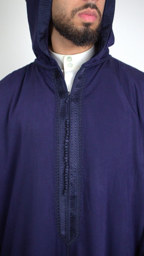 HANDMADE AZURE DJELLABA image 1