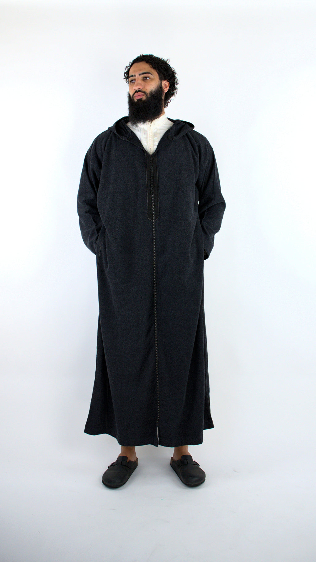 PREMIUM CHARCOAL DJELLABA