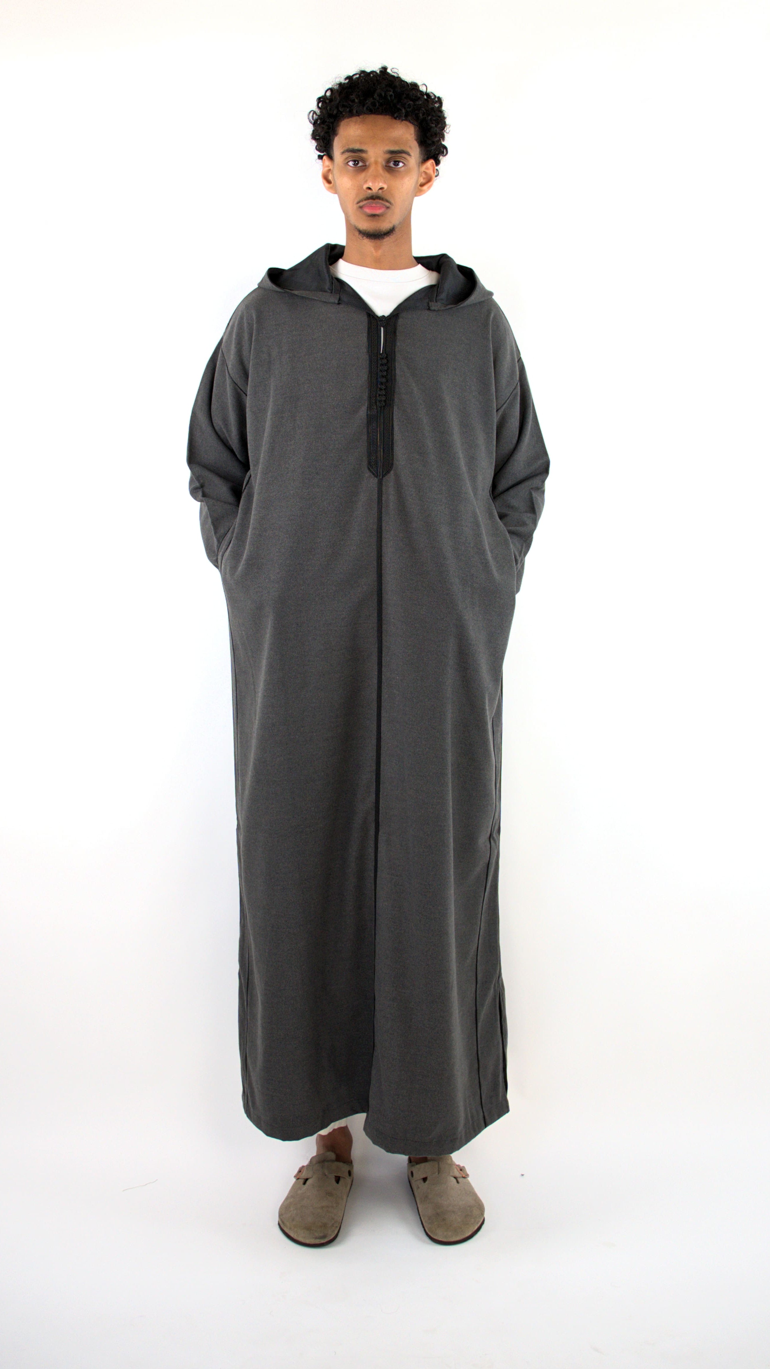 SIGNATURE CHARCOAL DJELLABA