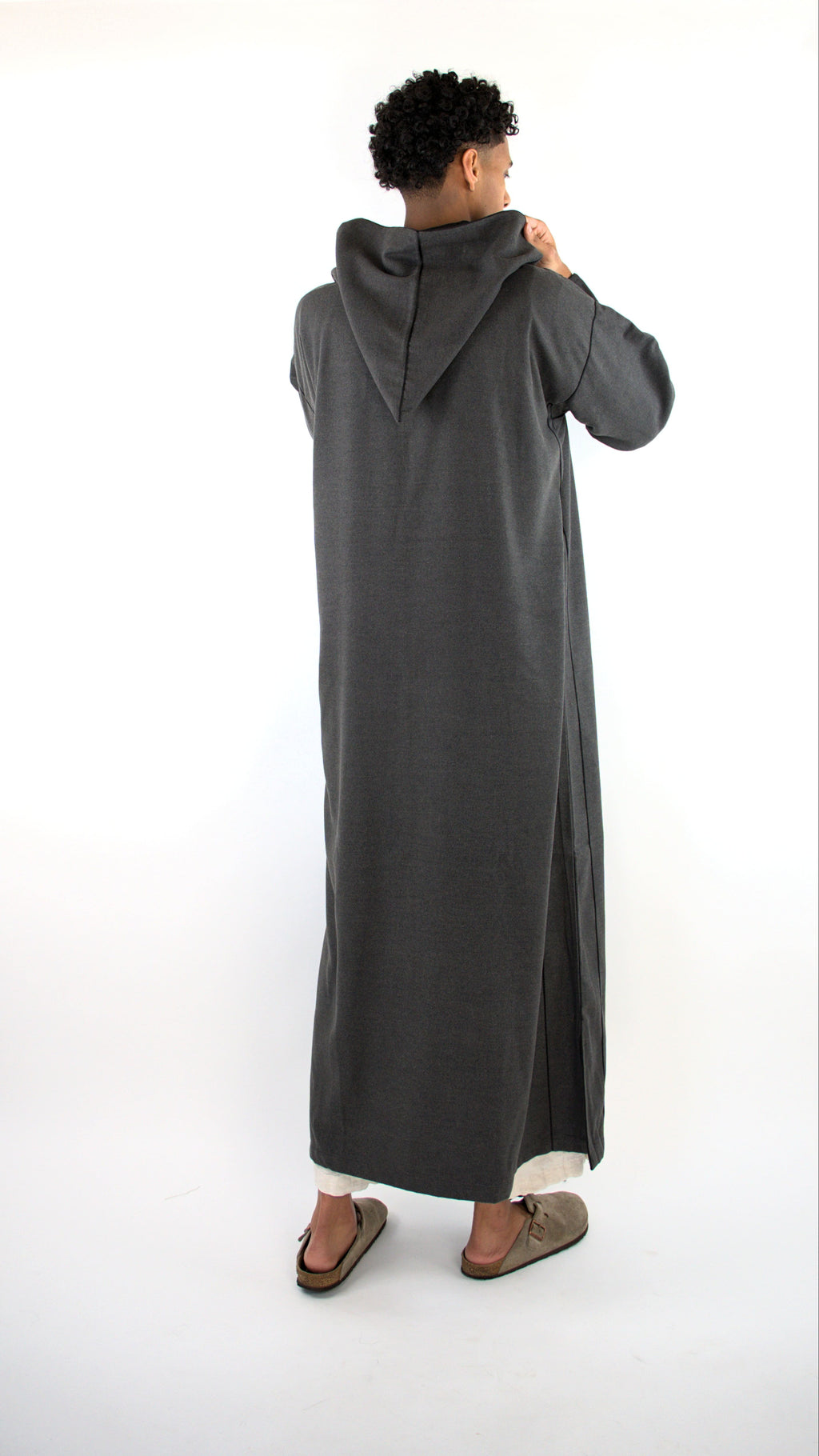 SIGNATURE CHARCOAL DJELLABA