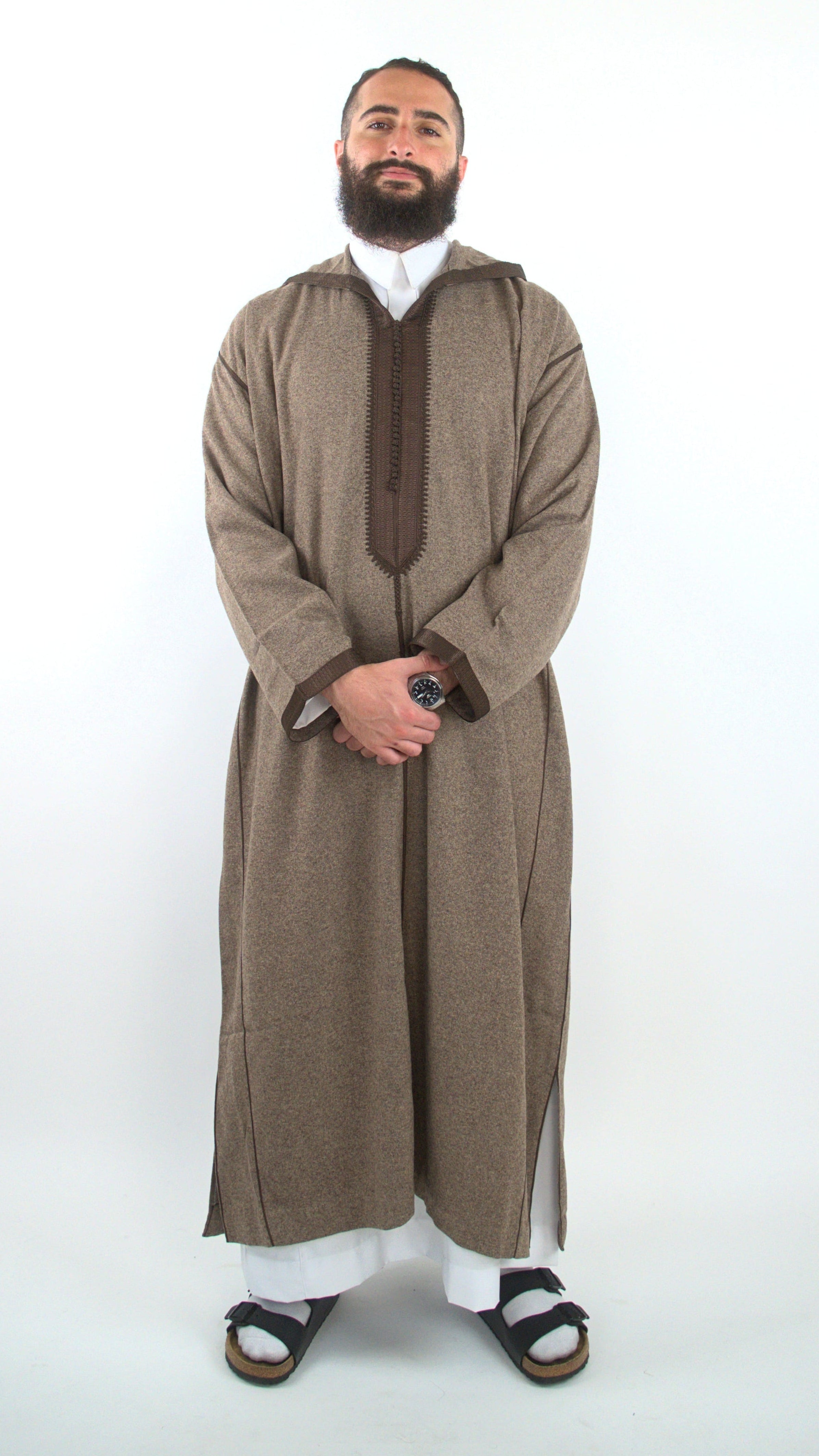 HANDMADE MOCHA DJELLABA