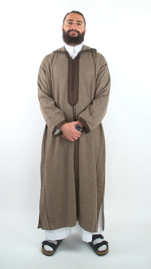 HANDMADE MOCHA DJELLABA