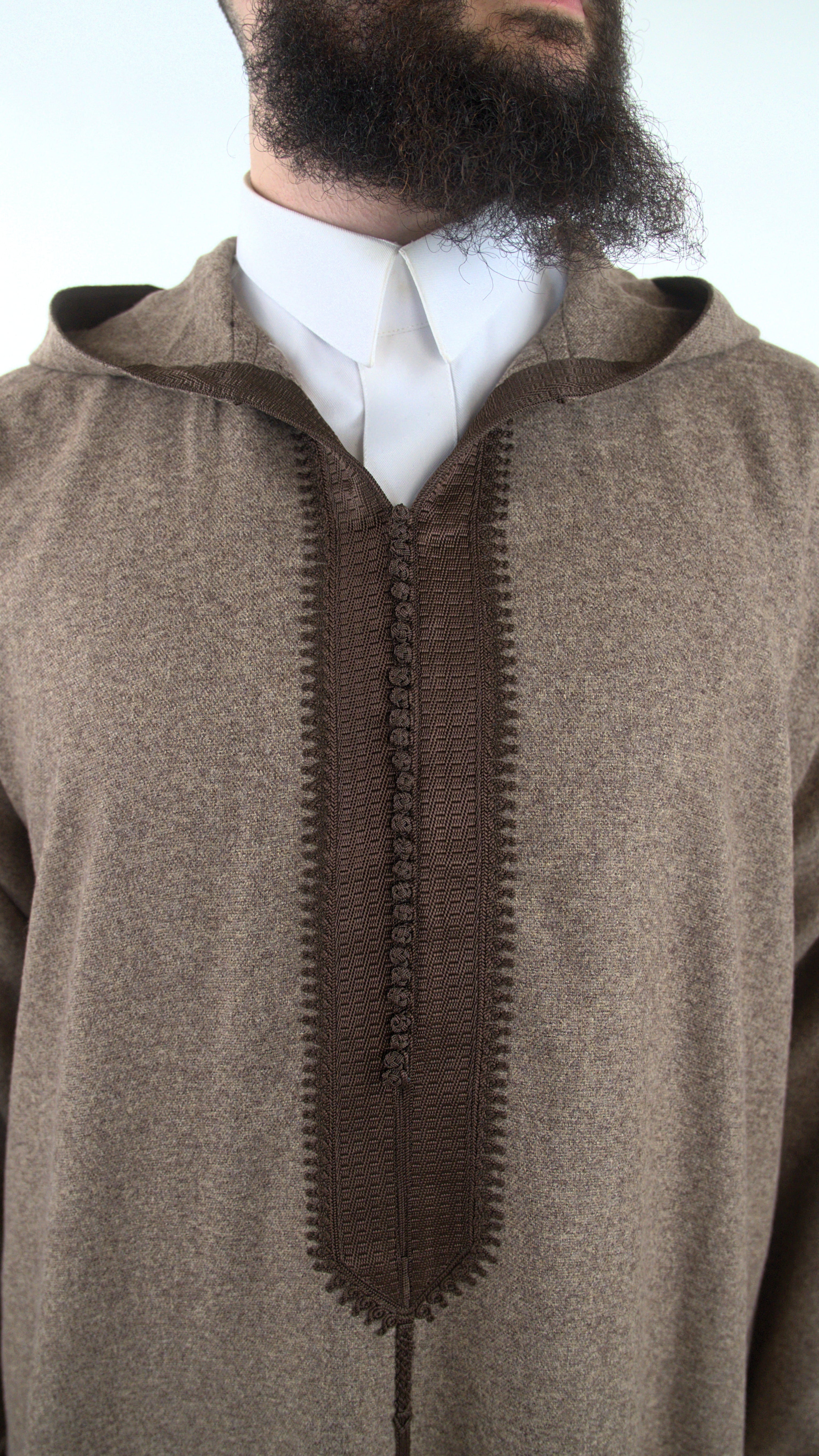 HANDMADE MOCHA DJELLABA