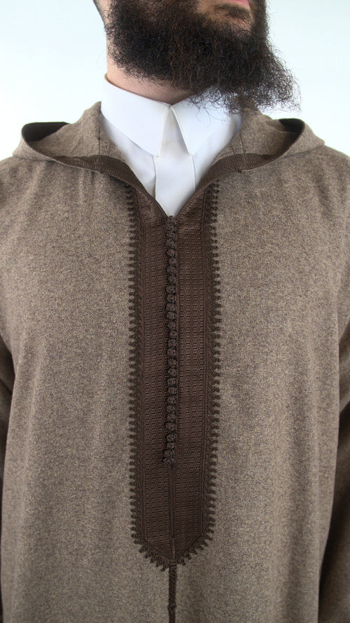 HANDMADE MOCHA DJELLABA