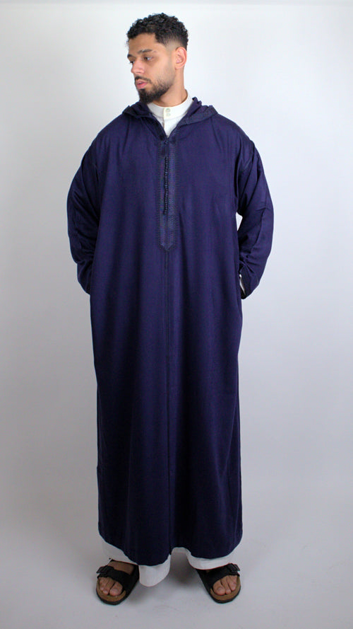 HANDMADE AZURE DJELLABA image 0