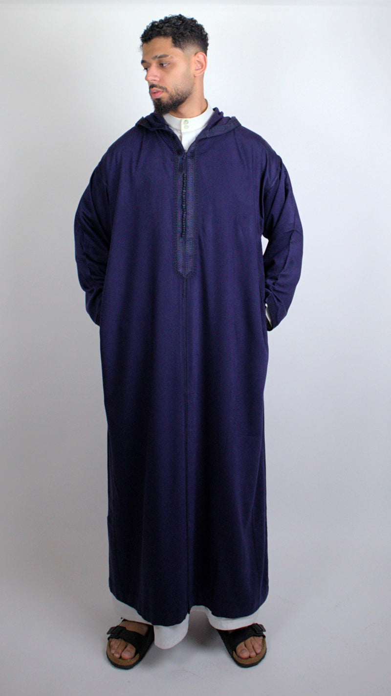HANDMADE AZURE DJELLABA image 0